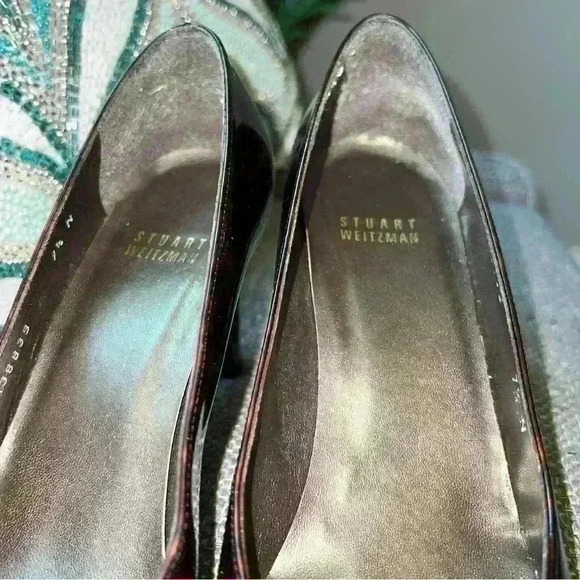 Stuart Weitzman 'Leopard' heels with open toe size 7.5N - Picture 6 of 7